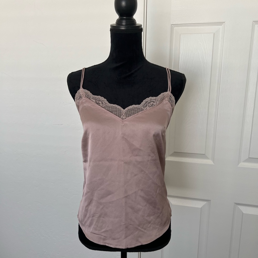 Abercrombie & Fitch Lace Tank Top Purple Plum | XS